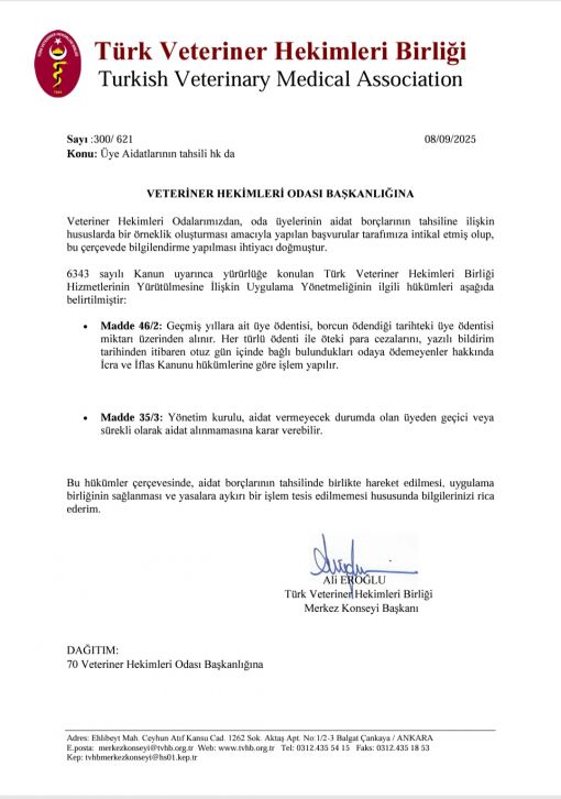 Üyelik Aidatları